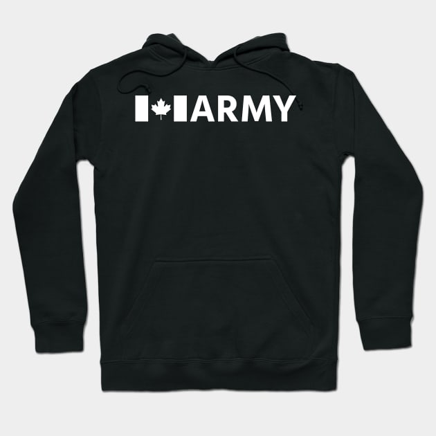 Canadian ARMY - PT - White Hoodie by Raw10